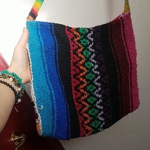Mexican blanket purse